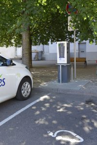 Borne pour voiture électrique