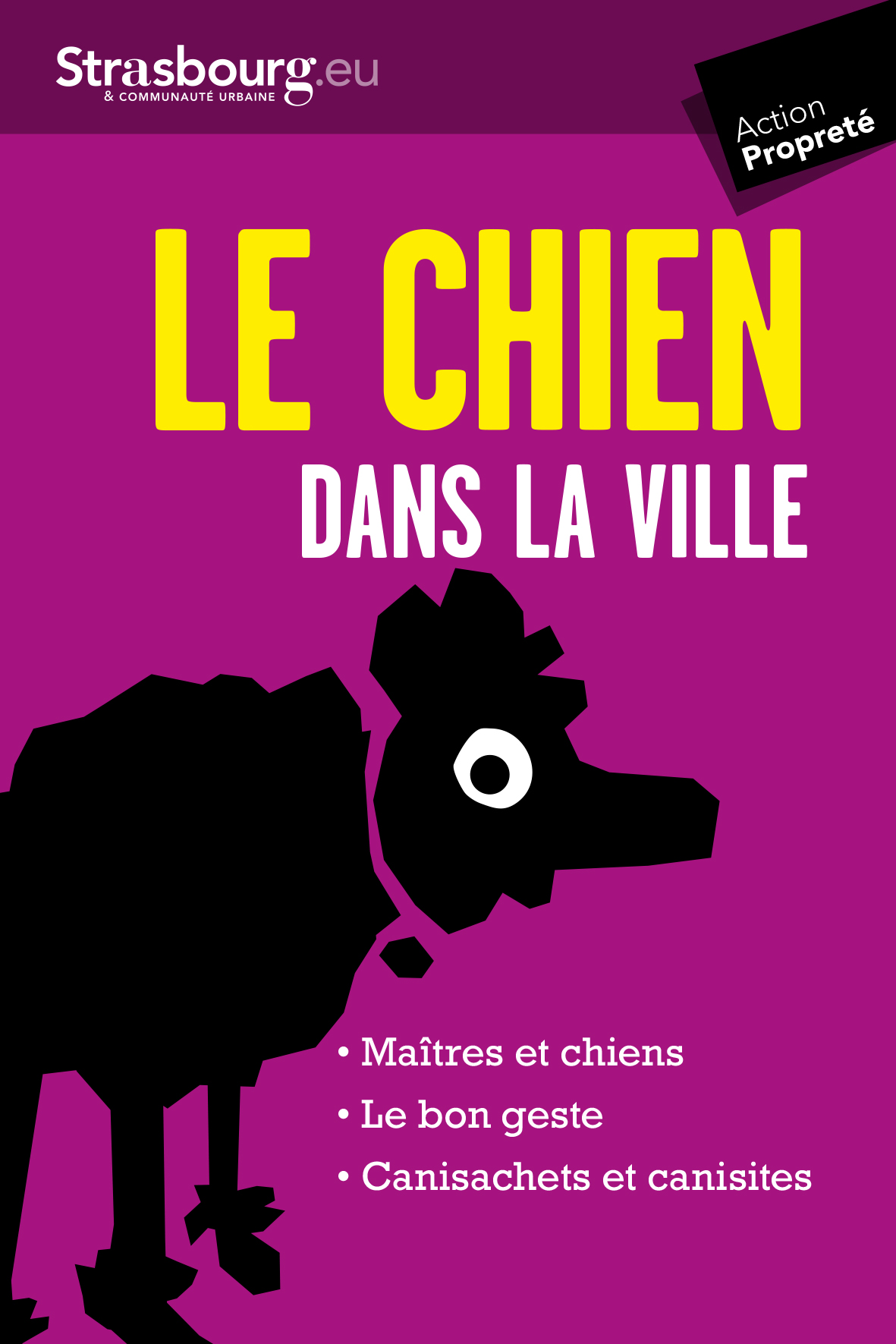 chien dans la ville